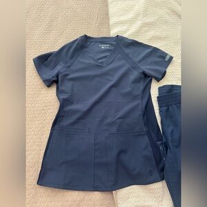 Med Couture Navy Scrub Set
